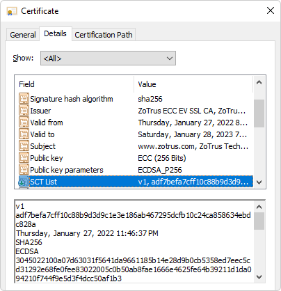 Certificate Transparency